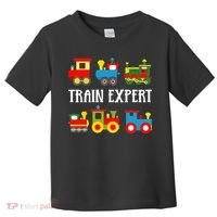 Kids Trains Funny Train Expert Kids Toddler T-Shirt thumb 0