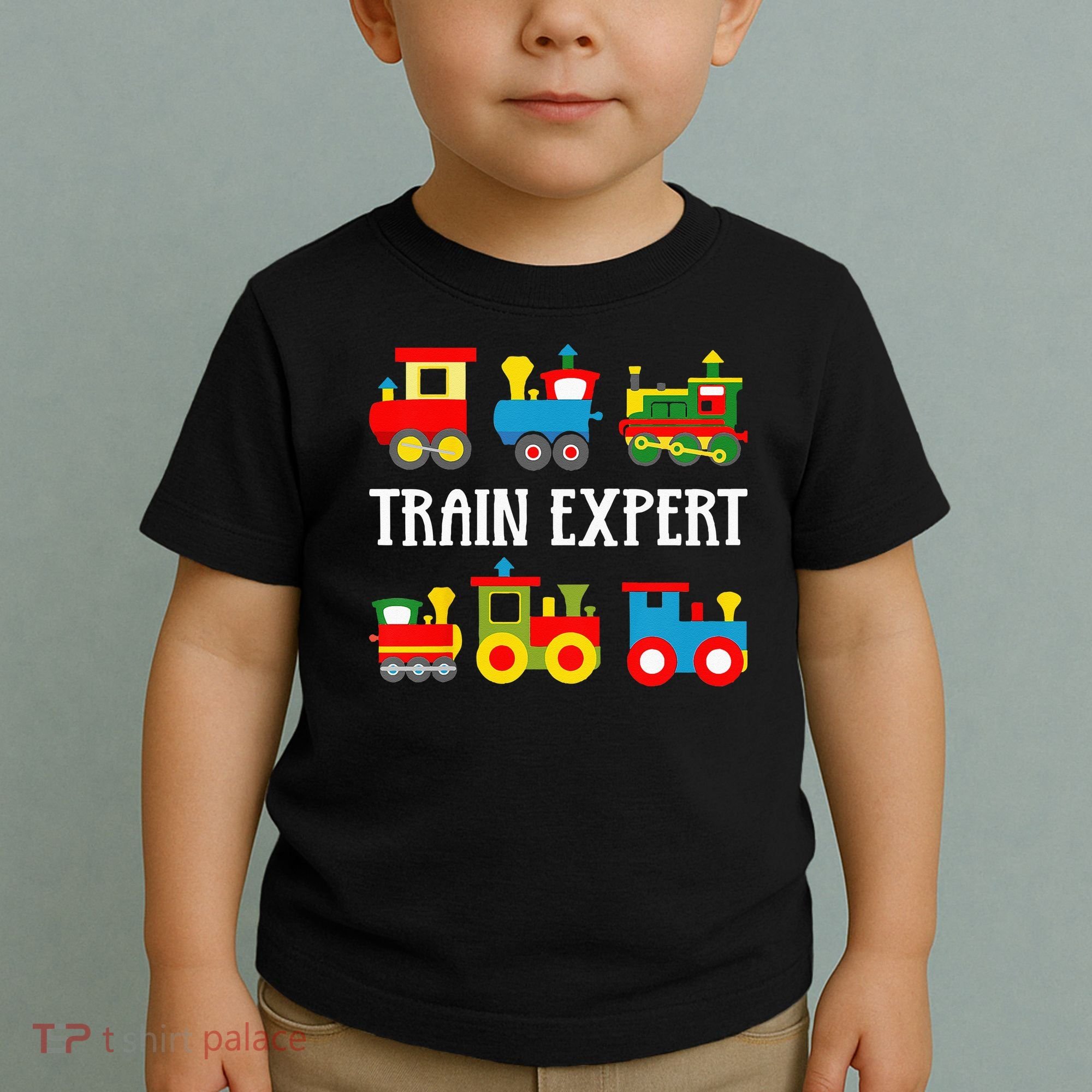 Kids Trains Funny Train Expert Kids Toddler T-Shirt