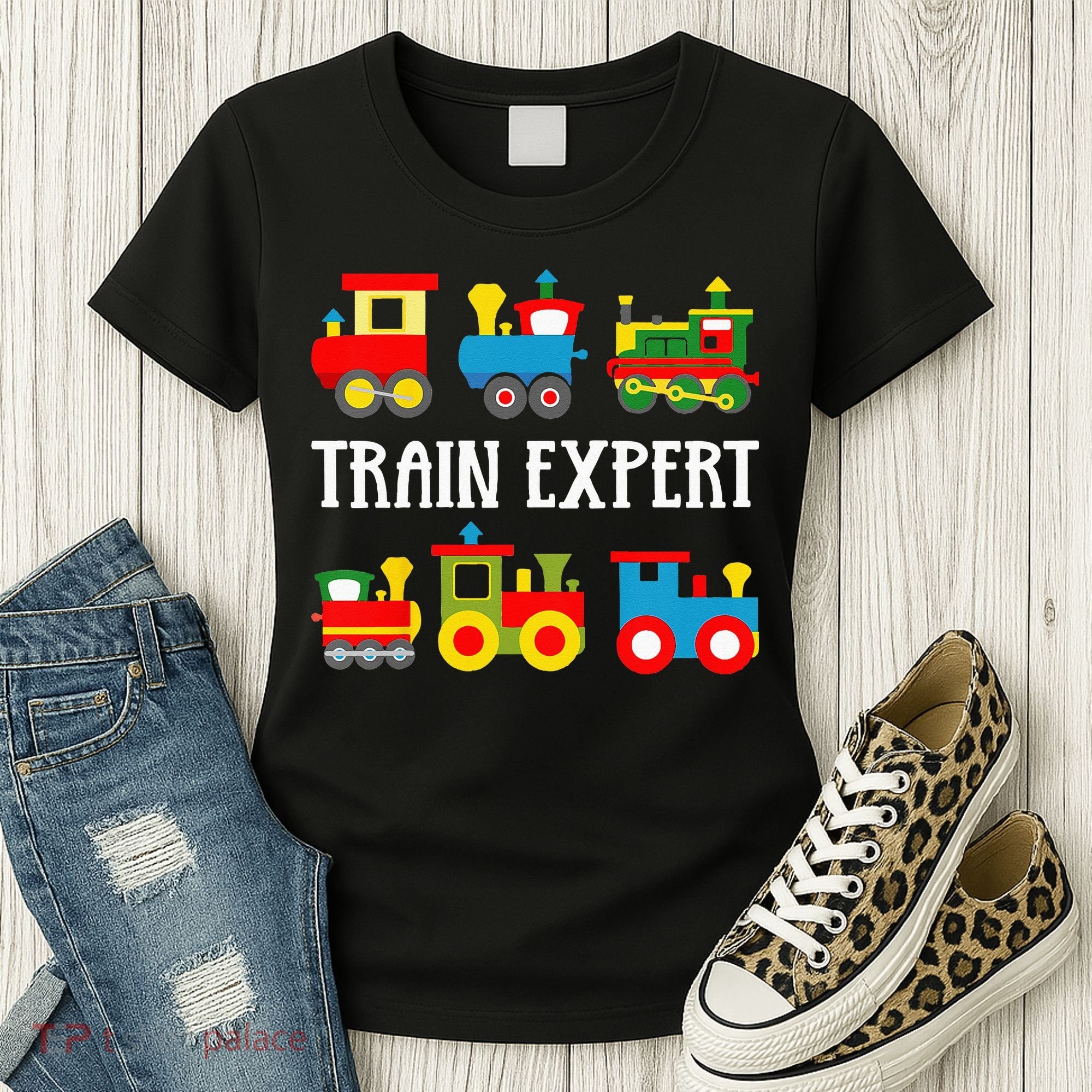 Kids Trains Funny Train Expert Kids Women's T-Shirt