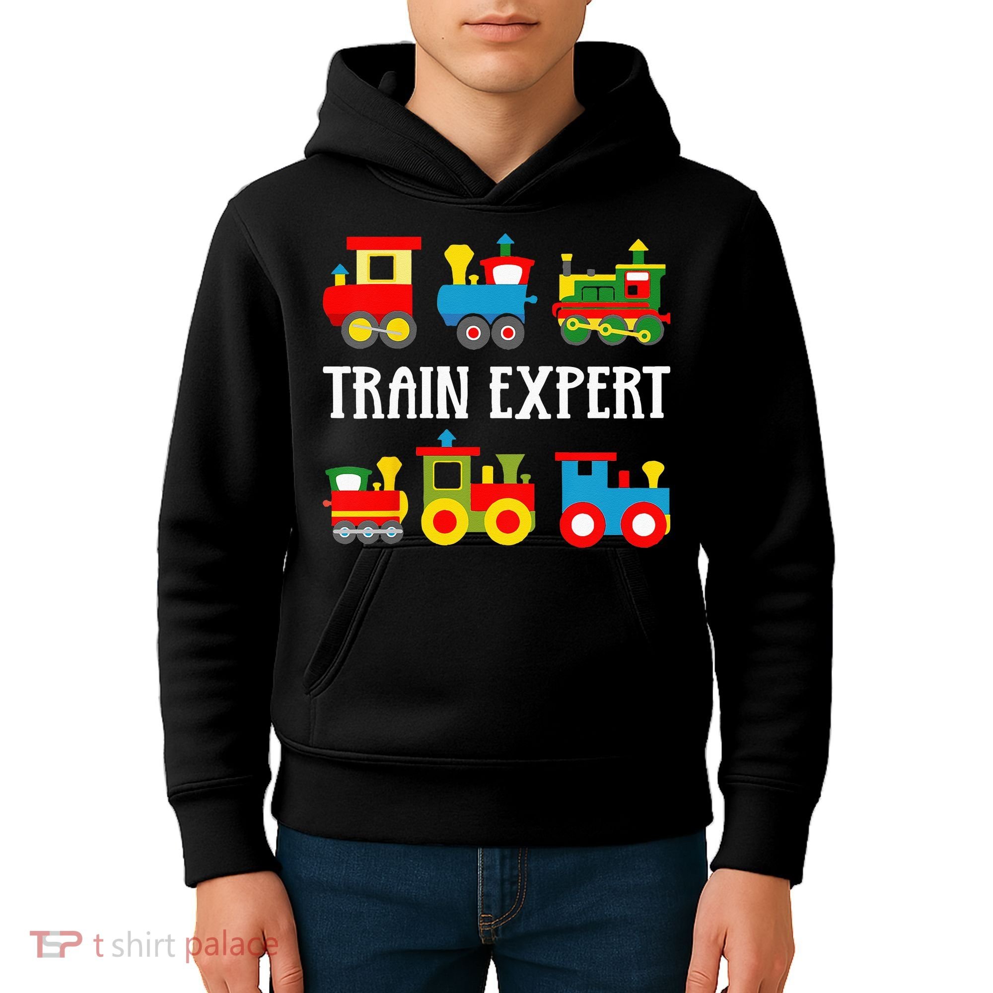 Kids Trains Funny Train Expert Kids Kids Hoodie