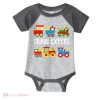 Kids Trains Funny Train Expert Kids Infant Baby Jersey Bodysuit thumb 0