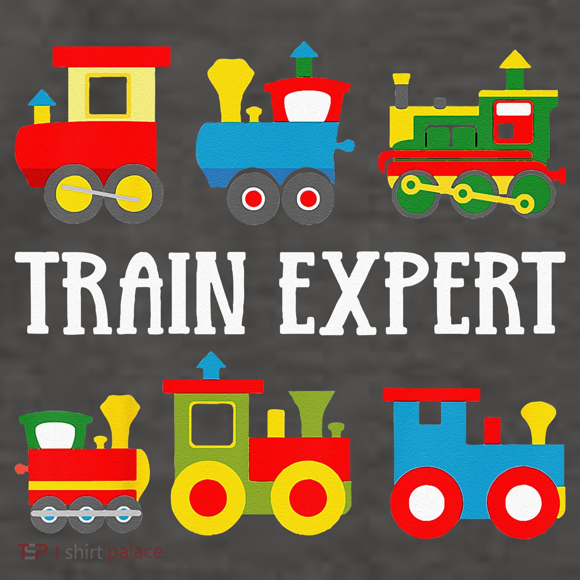 Kids Trains Funny Train Expert Kids Vector Backpack