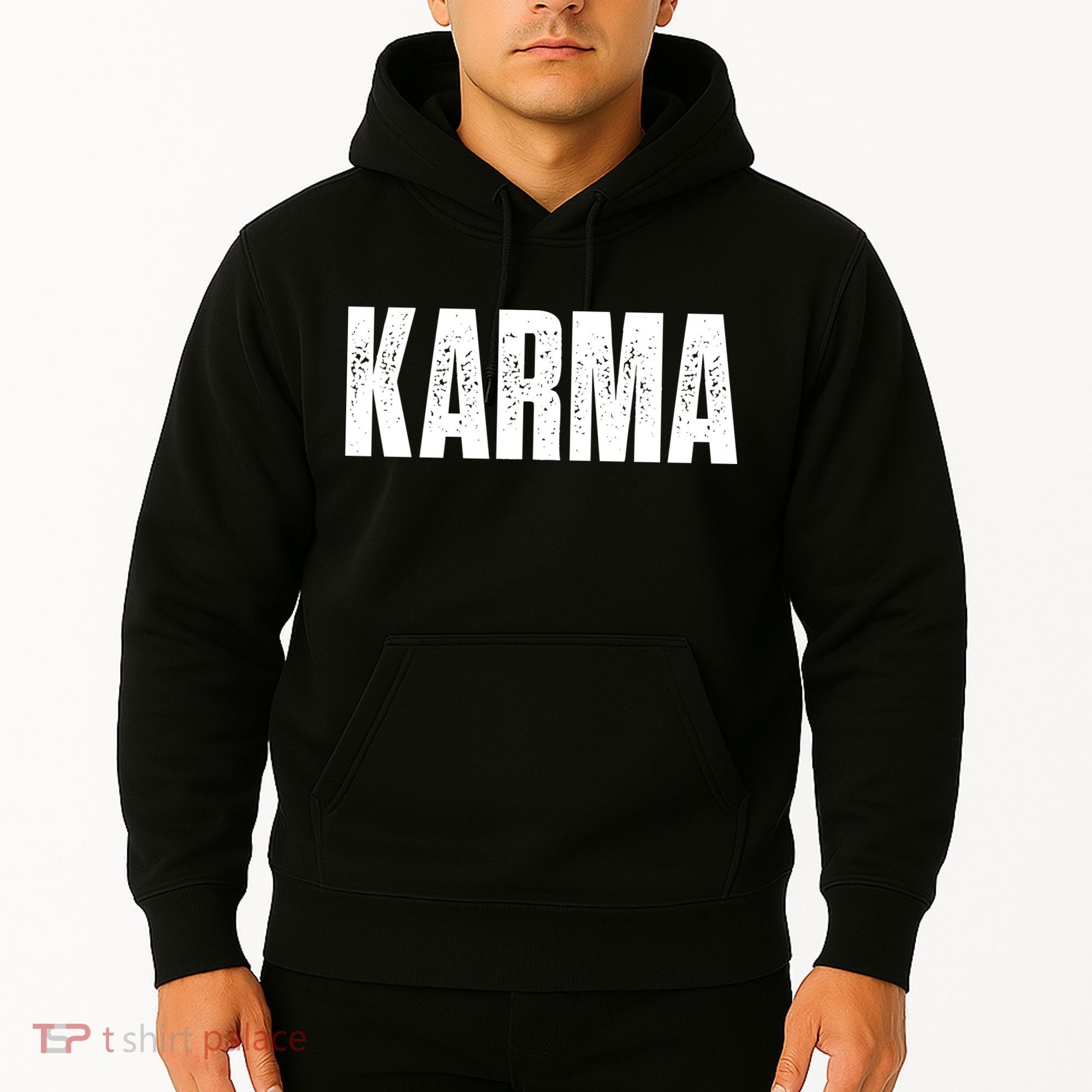 Karma Trending Graphic Tee Hoodie