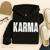Karma Trending Graphic Tee Hoodie thumb 4