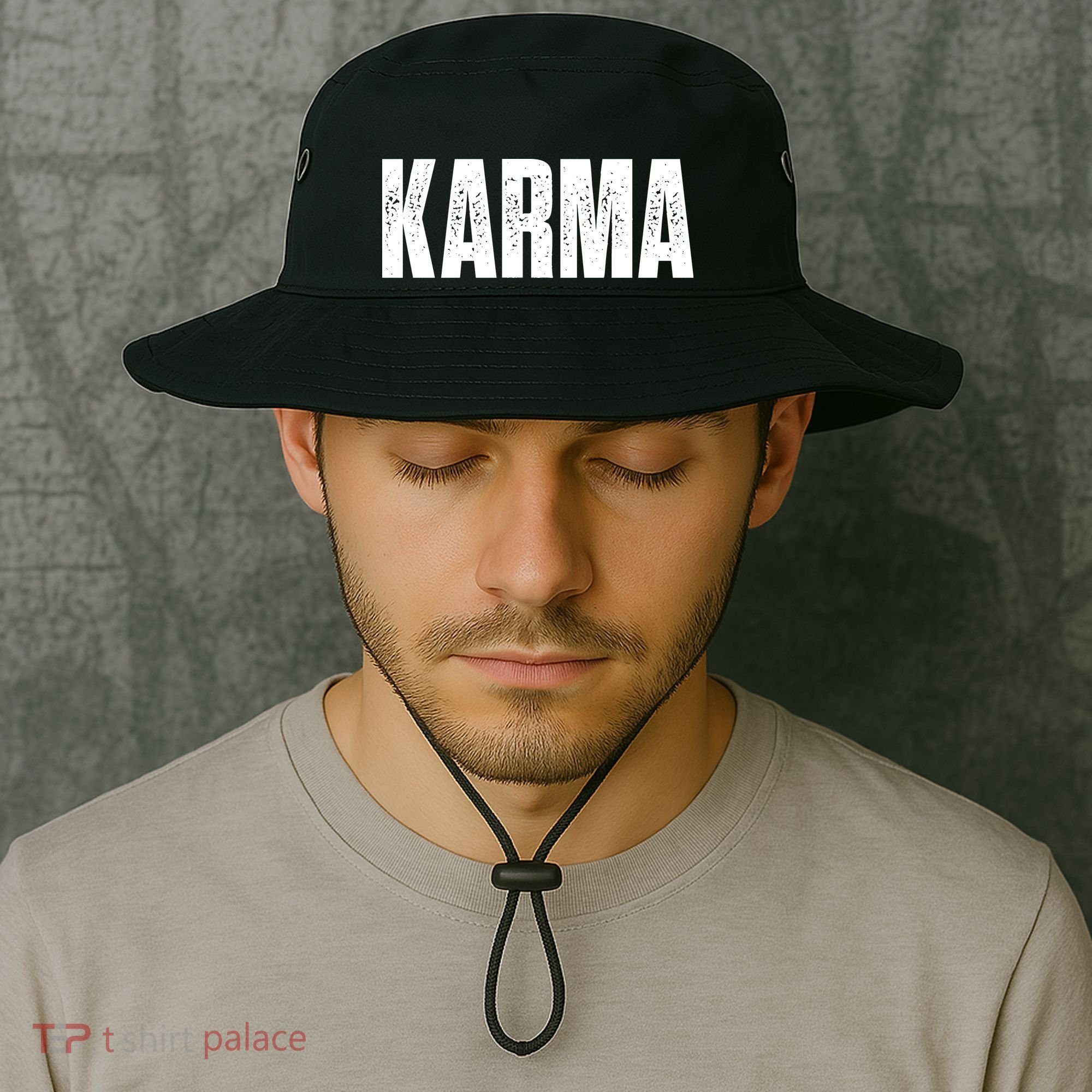 Karma Trending Graphic Tee Bucket Hat
