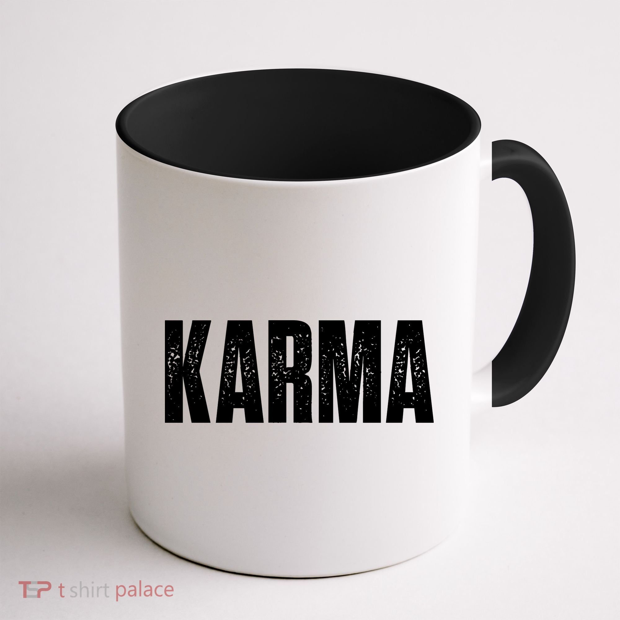 Karma Trending Graphic Tee Coffee Mug