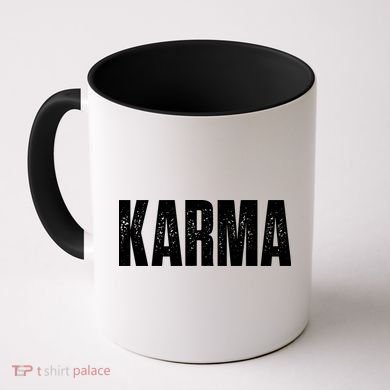 Karma Trending Graphic Tee Coffee Mug