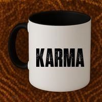 Karma Trending Graphic Tee Coffee Mug thumb 2