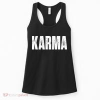 Karma Trending Graphic Tee Women's Tank Top thumb 0