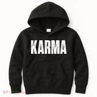Karma Trending Graphic Tee Kids Hoodie thumb 0