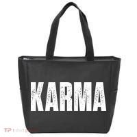 Karma Trending Graphic Tee Tote Bag thumb 0