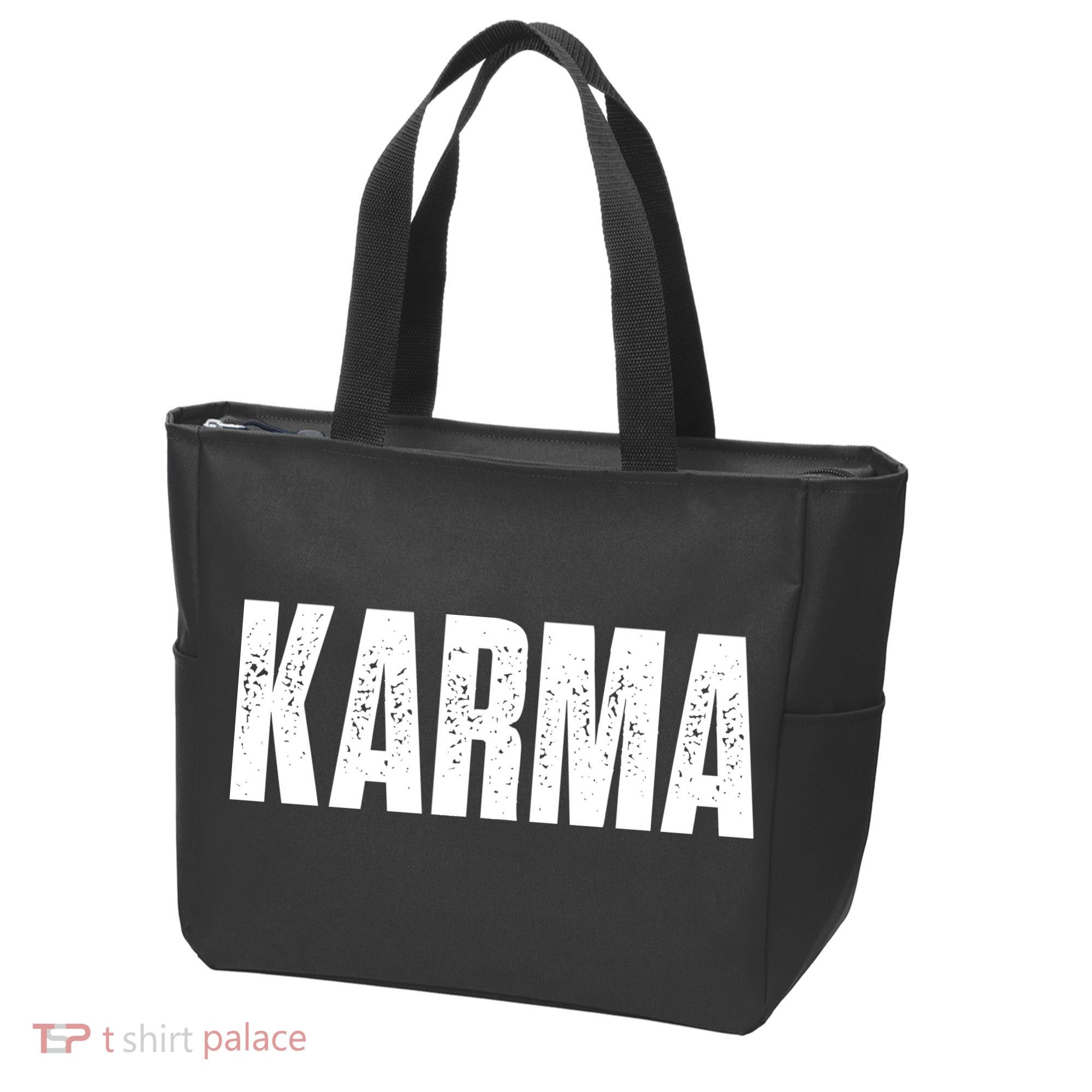 Karma Trending Graphic Tee Tote Bag