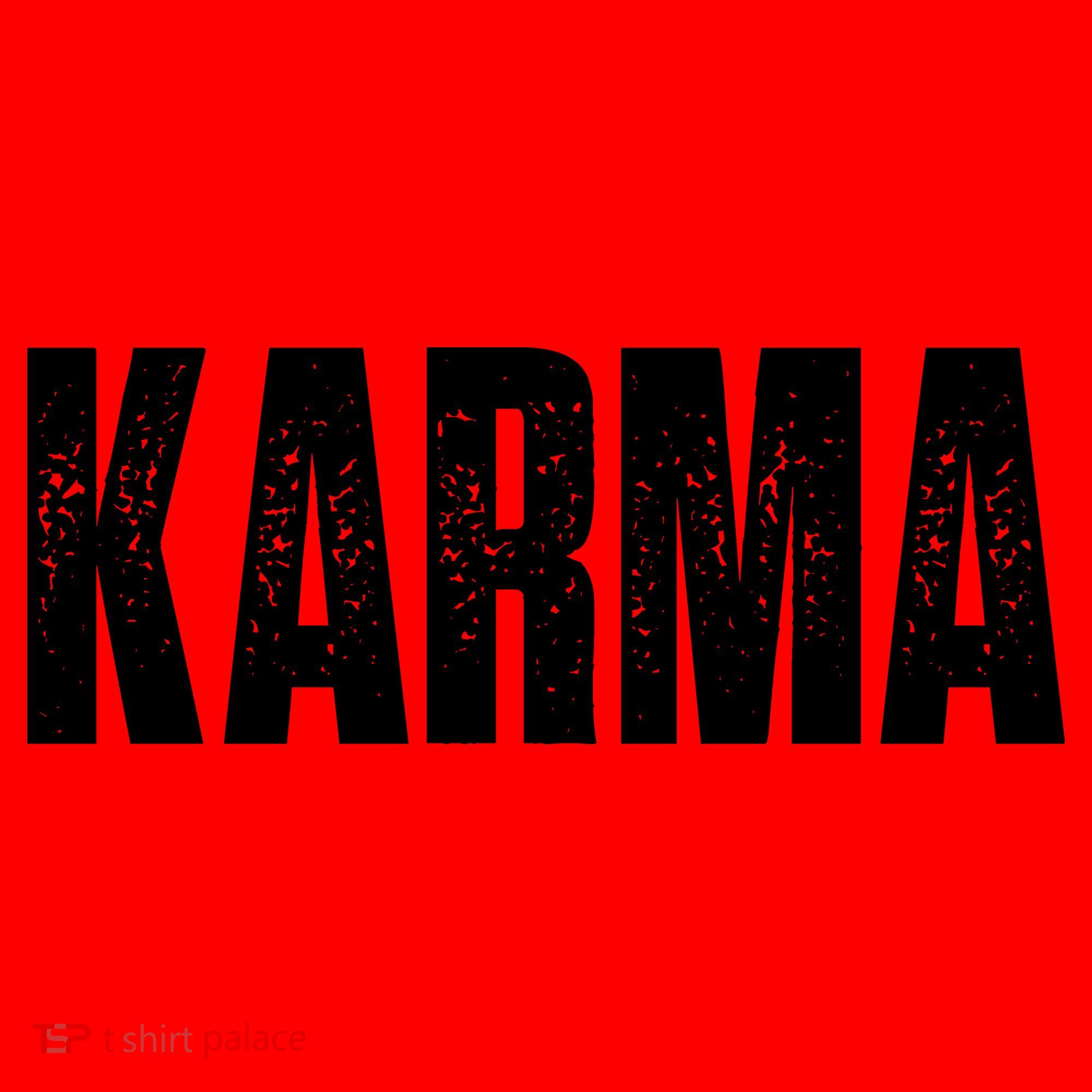 Karma Trending Graphic Tee Santa Hat