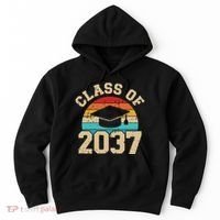 Kindergarten To Graduation Class Of 2037 Grow With Me Hoodie thumb 0