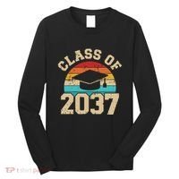 Kindergarten To Graduation Class Of 2037 Grow With Me Long Sleeve Shirt thumb 0