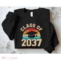Kindergarten To Graduation Class Of 2037 Grow With Me Sweatshirt thumb 2