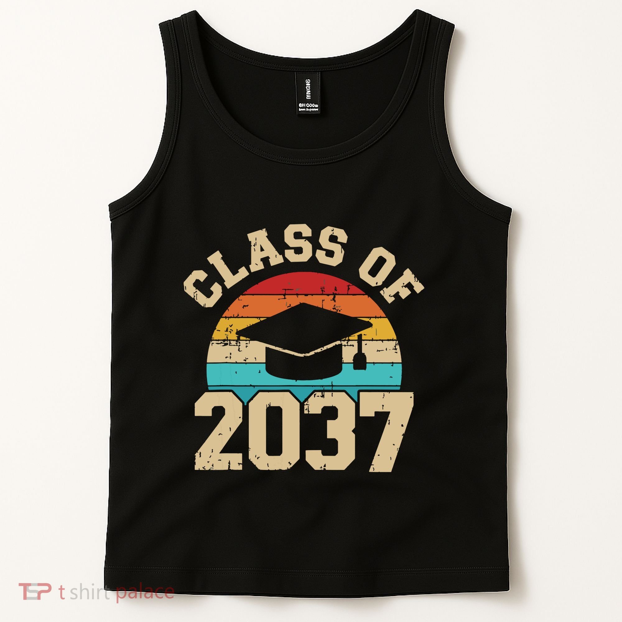Kindergarten To Graduation Class Of 2037 Grow With Me Tank Top