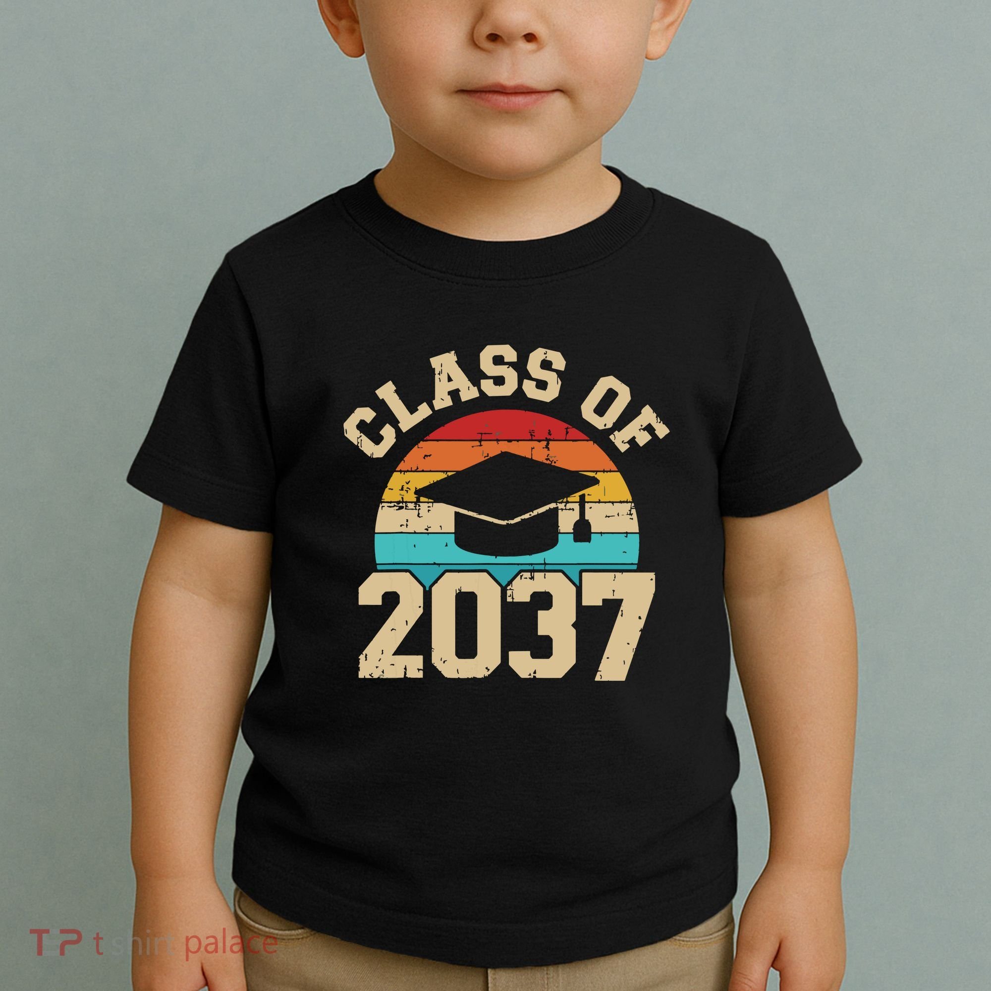 Kindergarten To Graduation Class Of 2037 Grow With Me Toddler T-Shirt