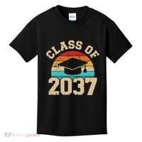 Kindergarten To Graduation Class Of 2037 Grow With Me Kids T-Shirt thumb 0