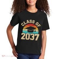Kindergarten To Graduation Class Of 2037 Grow With Me Kids T-Shirt thumb 2