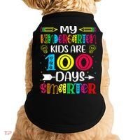Kindergarten Teacher Gift 100 Days Smarter 100th Day Of School Doggie Tank thumb 0