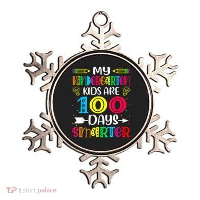 Kindergarten Teacher Gift 100 Days Smarter 100th Day Of School Ornament