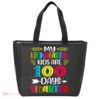 Kindergarten Teacher Gift 100 Days Smarter 100th Day Of School Tote Bag thumb 0