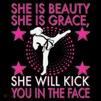 Karate Taekwondo Girl Women Karate Kick Coffee Mug thumb 5