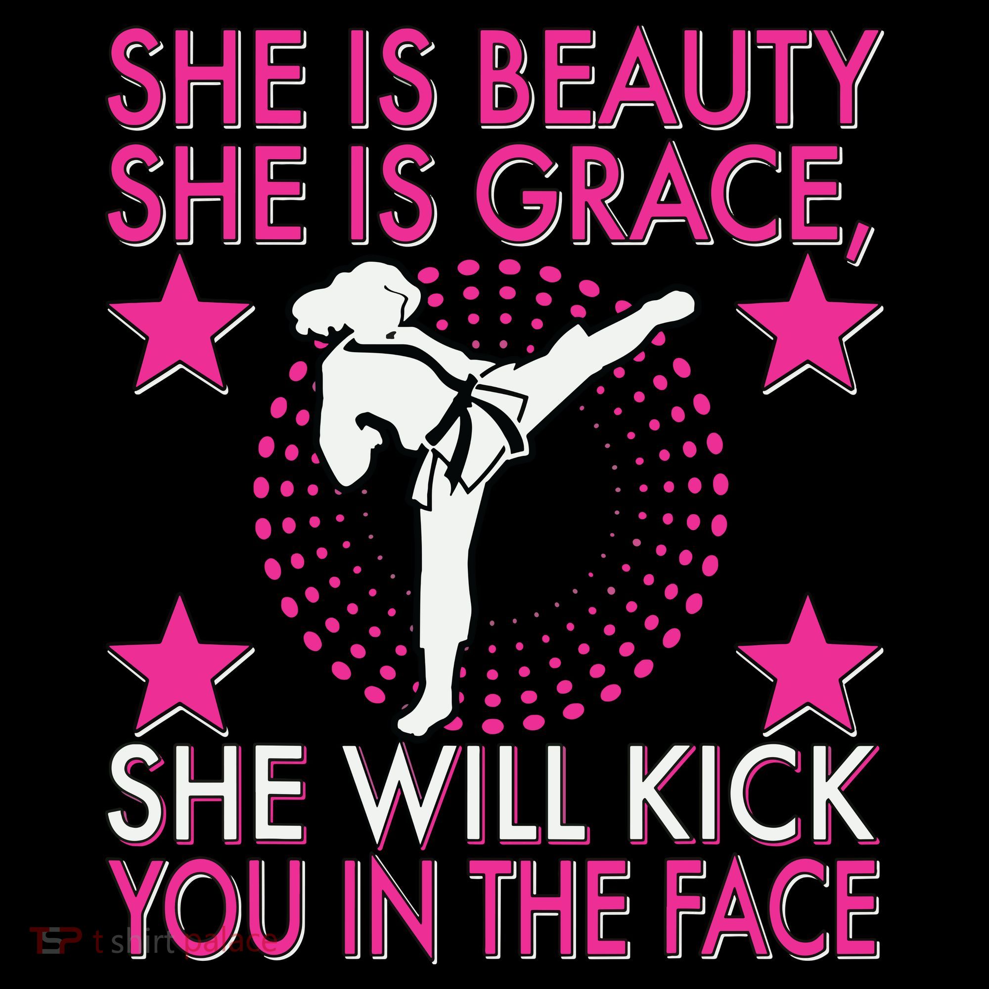 Karate Taekwondo Girl Women Karate Kick Coffee Mug