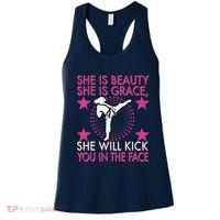 Karate Taekwondo Girl Women Karate Kick Women's Tank Top thumb 0