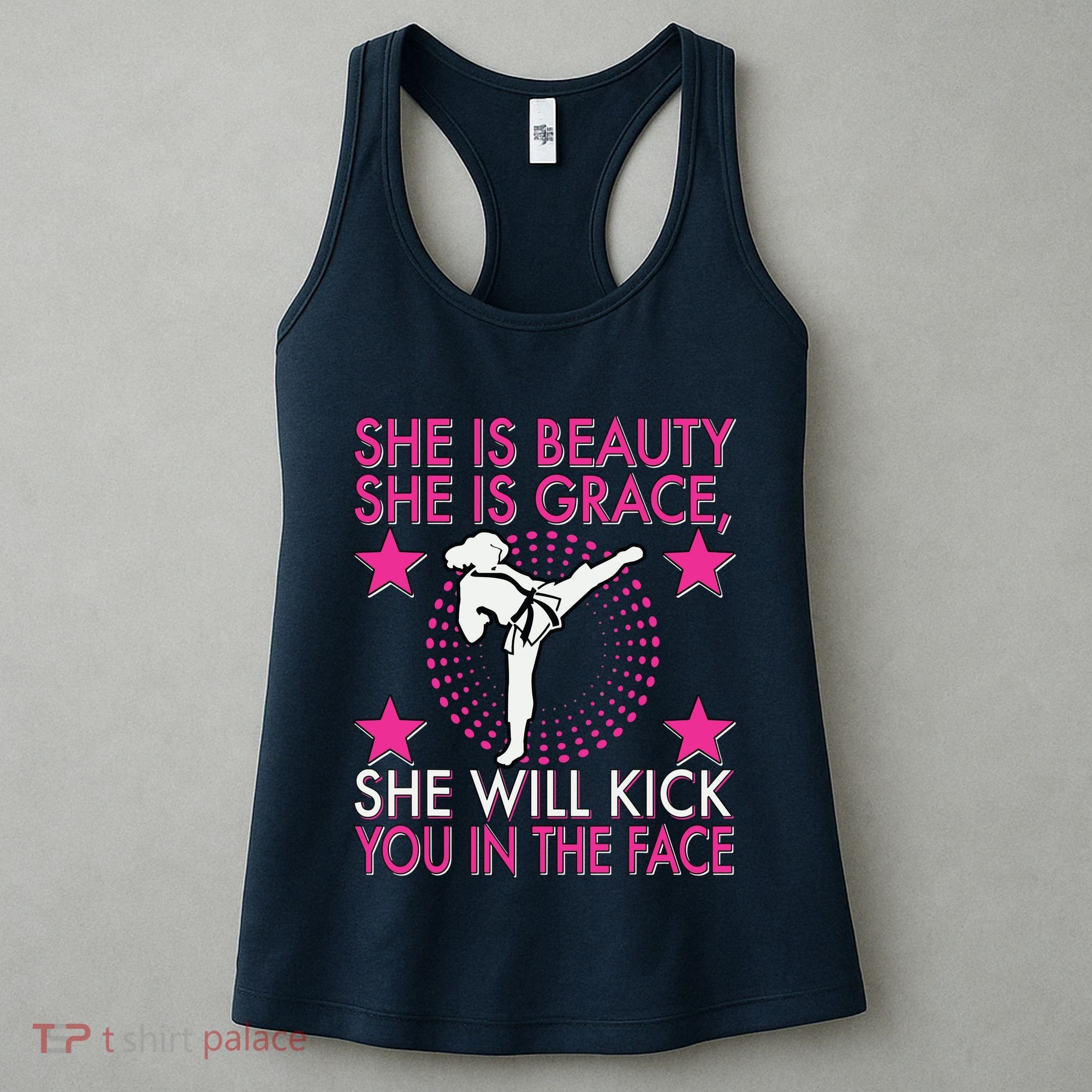 Karate Taekwondo Girl Women Karate Kick Women's Tank Top