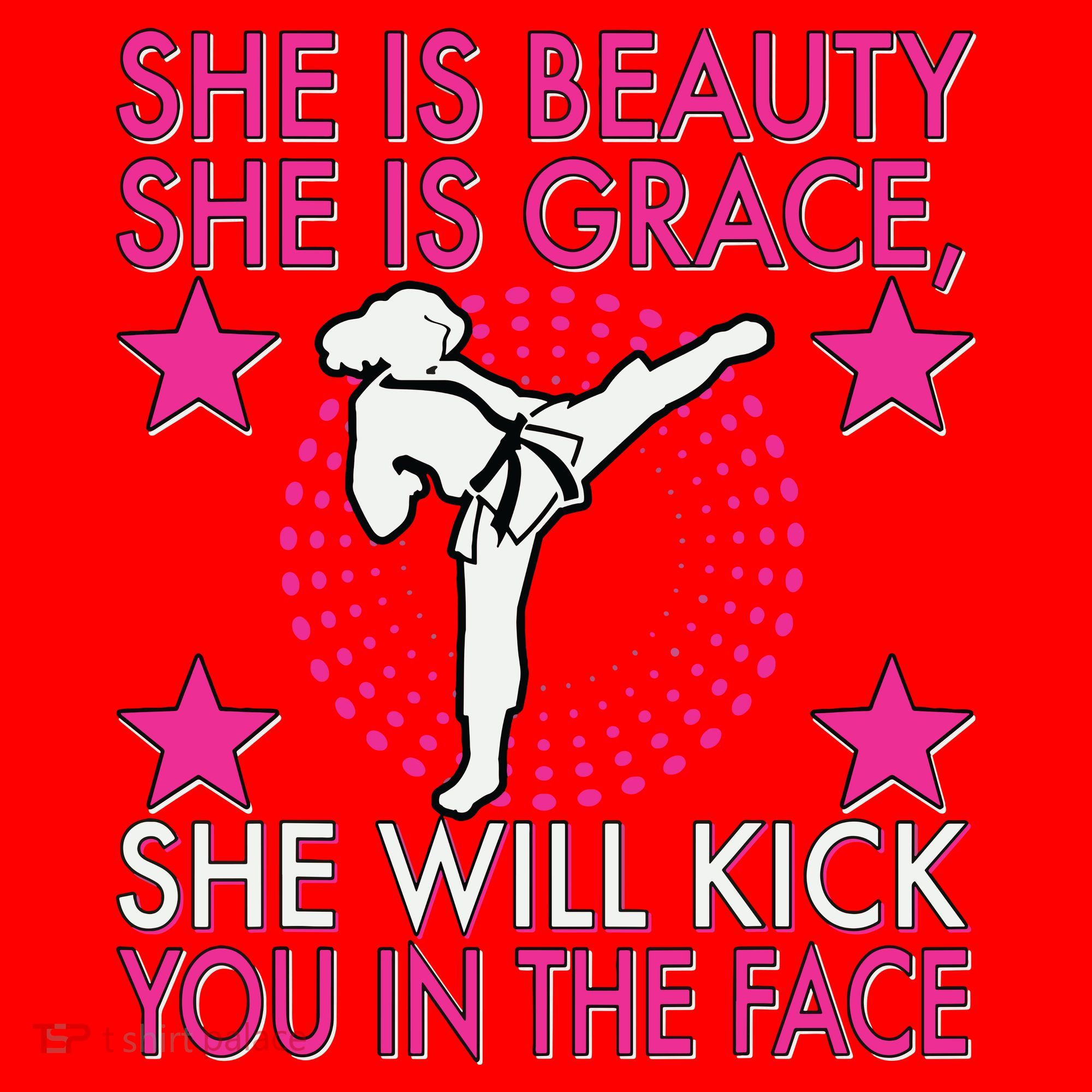 Karate Taekwondo Girl Women Karate Kick Santa Hat