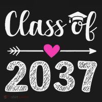 Kindergarten To Graduation Grow With Me Class Of 2037 Gift T-Shirt thumb 7