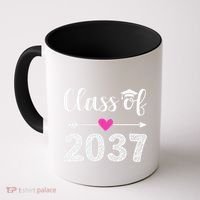 Kindergarten To Graduation Grow With Me Class Of 2037 Gift Coffee Mug thumb 0