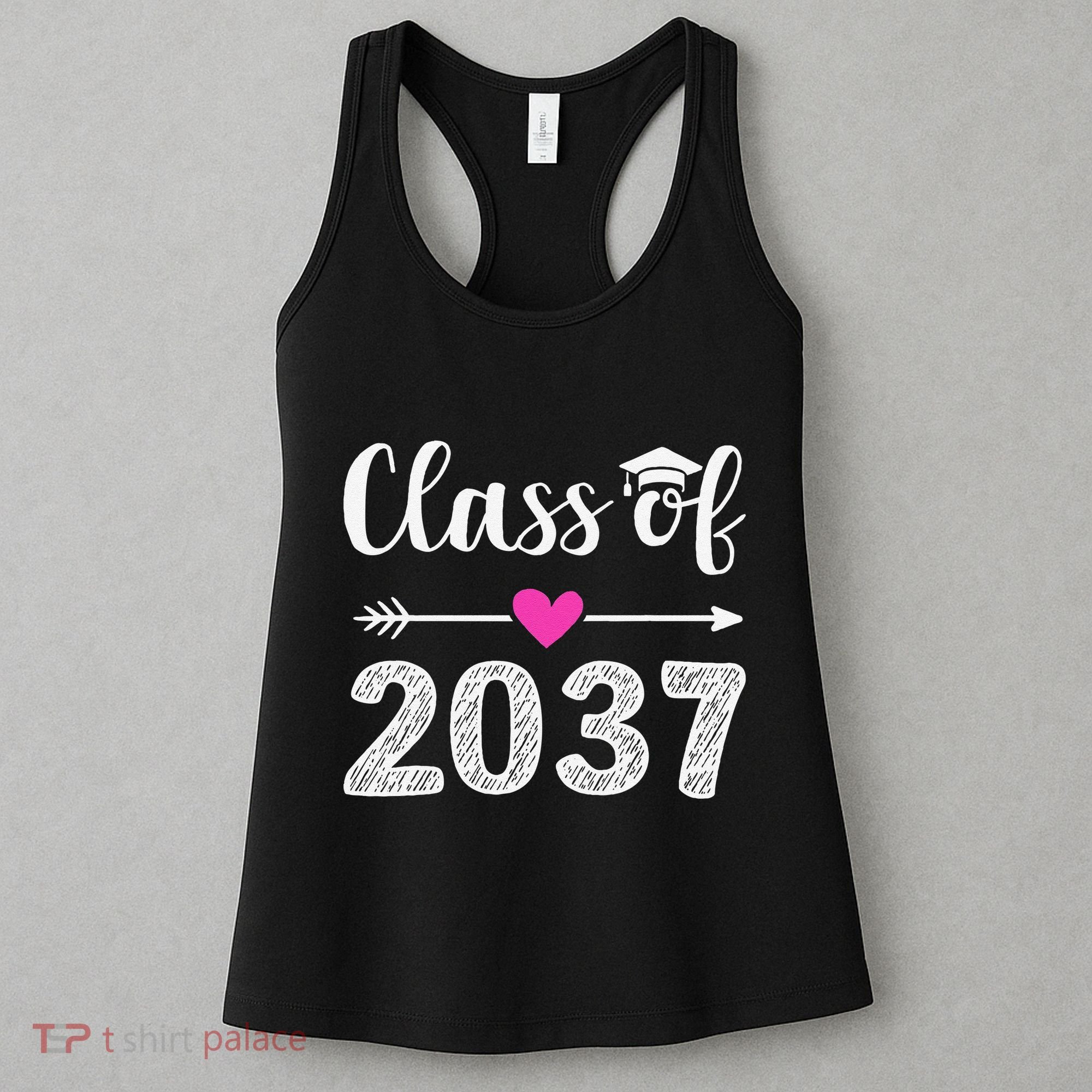 Kindergarten To Graduation Grow With Me Class Of 2037 Gift Women's Tank Top