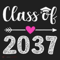 Kindergarten To Graduation Grow With Me Class Of 2037 Gift Hat thumb 2