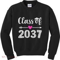 Kindergarten To Graduation Grow With Me Class Of 2037 Gift Kids Sweatshirt thumb 0