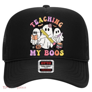 Kindergarten Teacher Halloween Cute Ghosts Teaching My Boos Hat