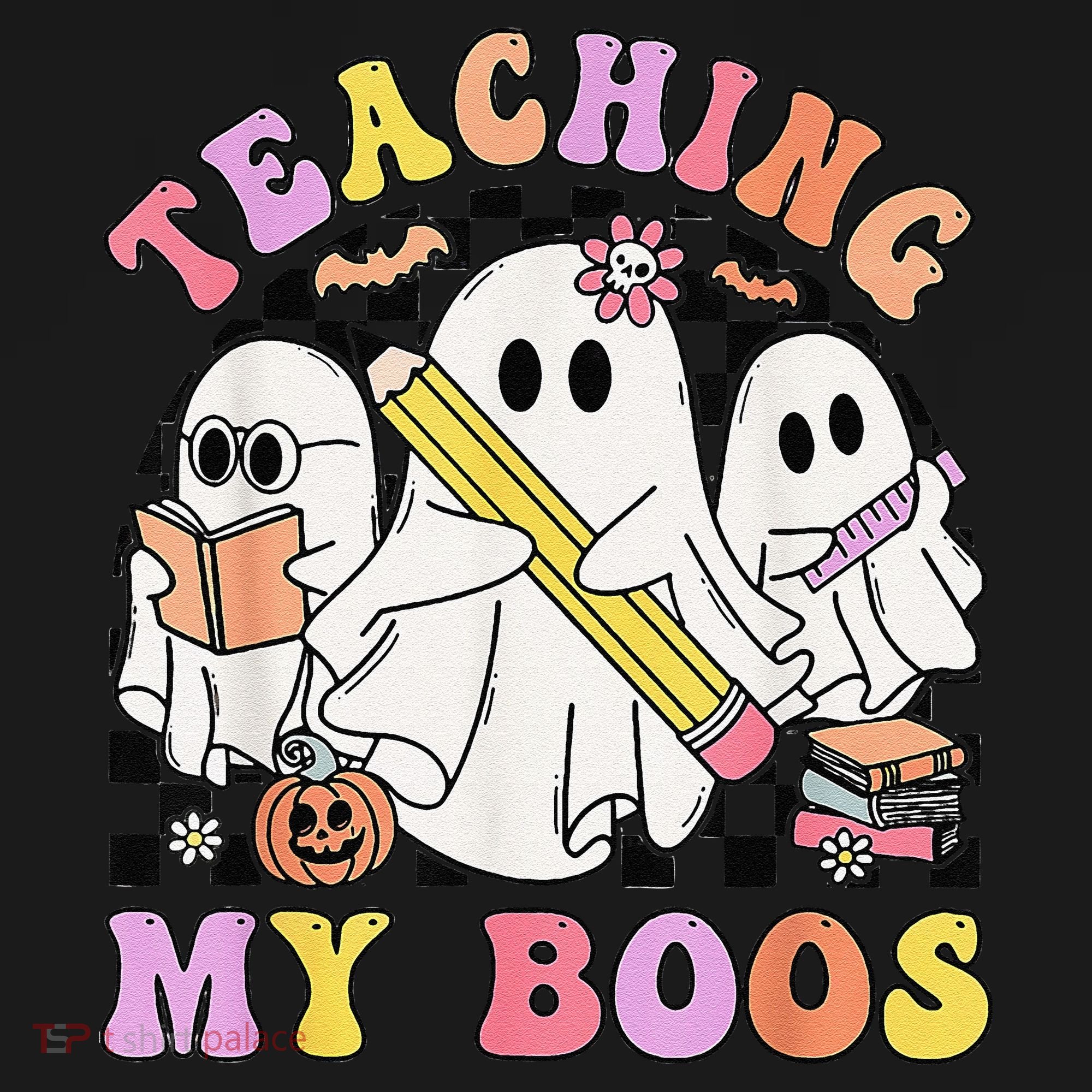 Kindergarten Teacher Halloween Cute Ghosts Teaching My Boos Visor