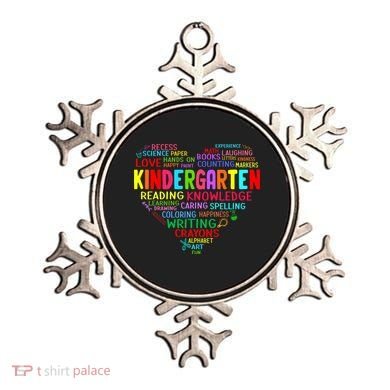 Kindergarten Team Heart Back To School Funny Teacher Ornament