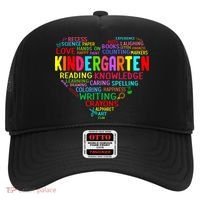 Kindergarten Team Heart Back To School Funny Teacher Hat thumb 0