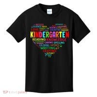 Kindergarten Team Heart Back To School Funny Teacher Kids T-Shirt thumb 0