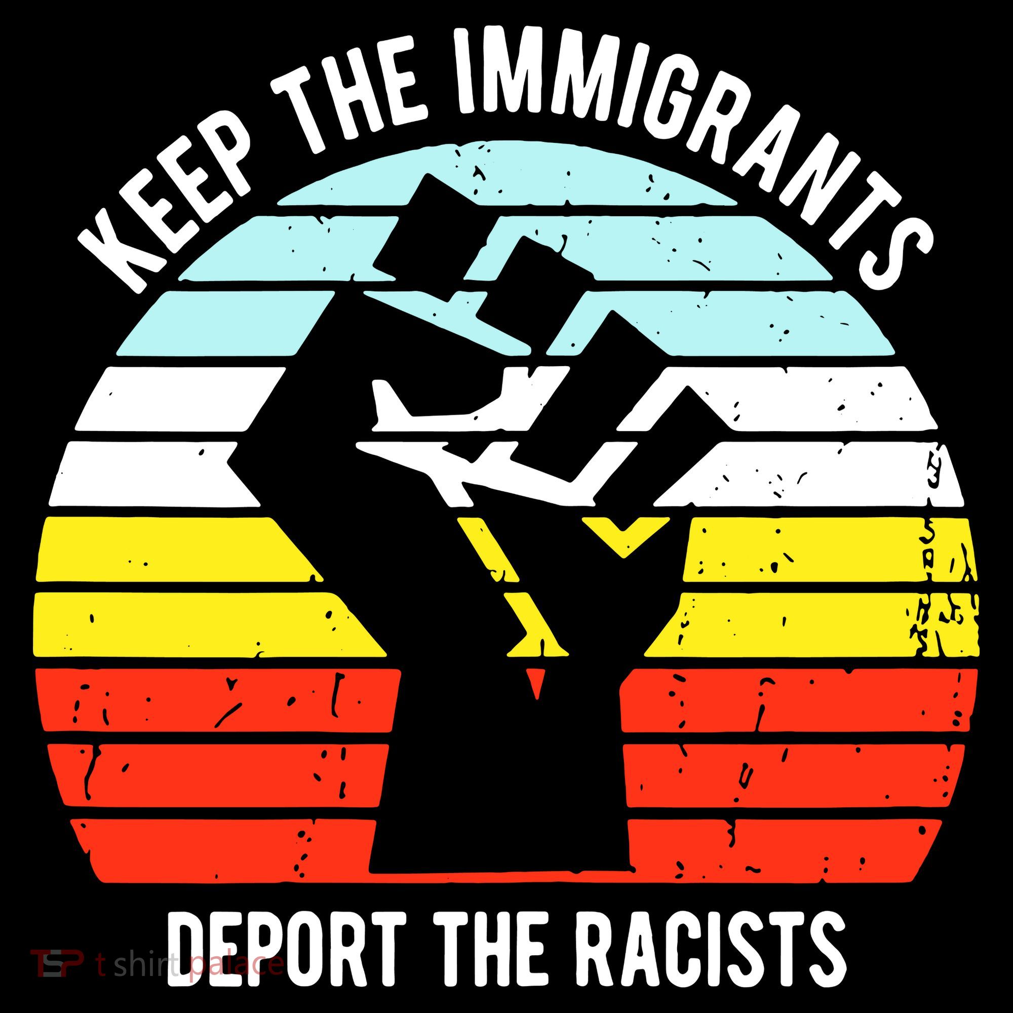 Keep The Immigrants Deport The Racists Coffee Mug