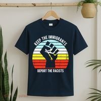 Keep The Immigrants Deport The Racists T-Shirt thumb 2