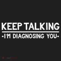 Keep Talking I'm Diagnosing You Funny Psychology Golf Towel thumb 3