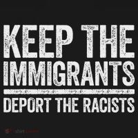 Keep The Immigrants Deport The Racists Pro Immigration Women's Hoodie thumb 2