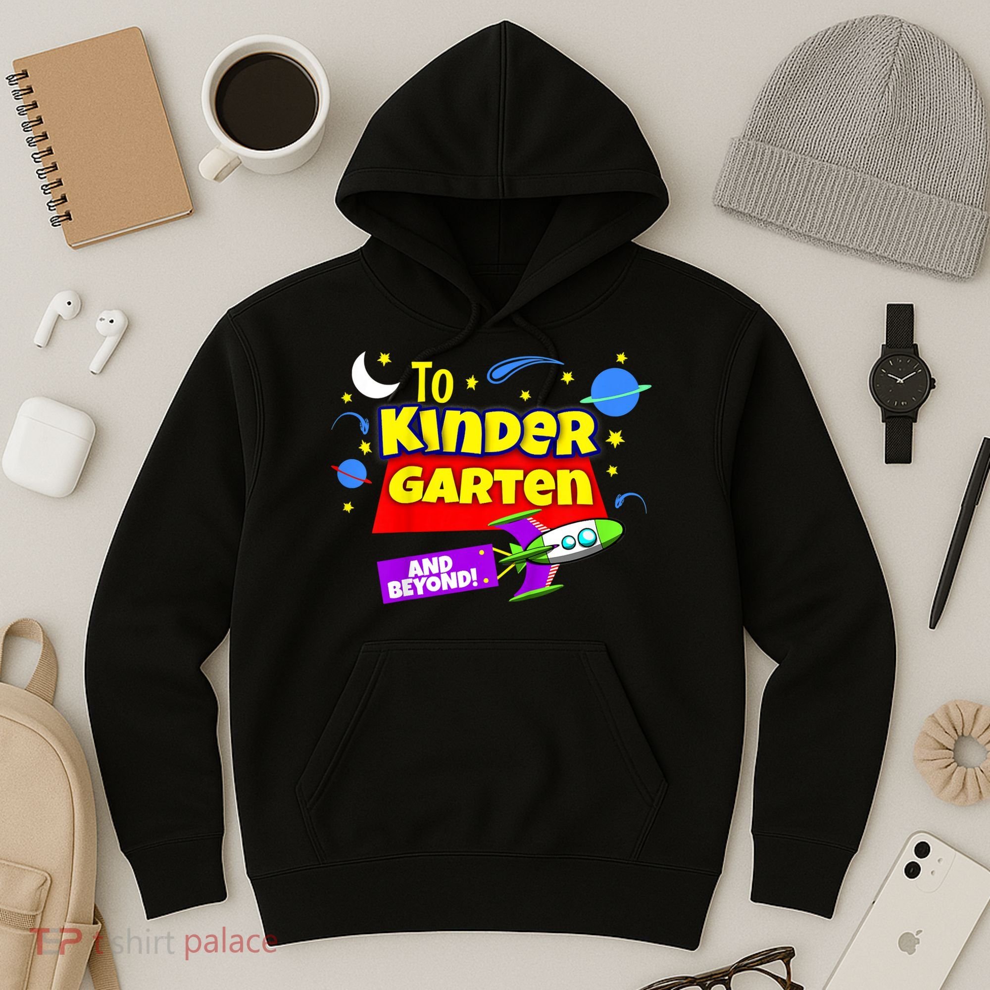 Kids To Infinity And Beyond Back To School Kindergarten Hoodie