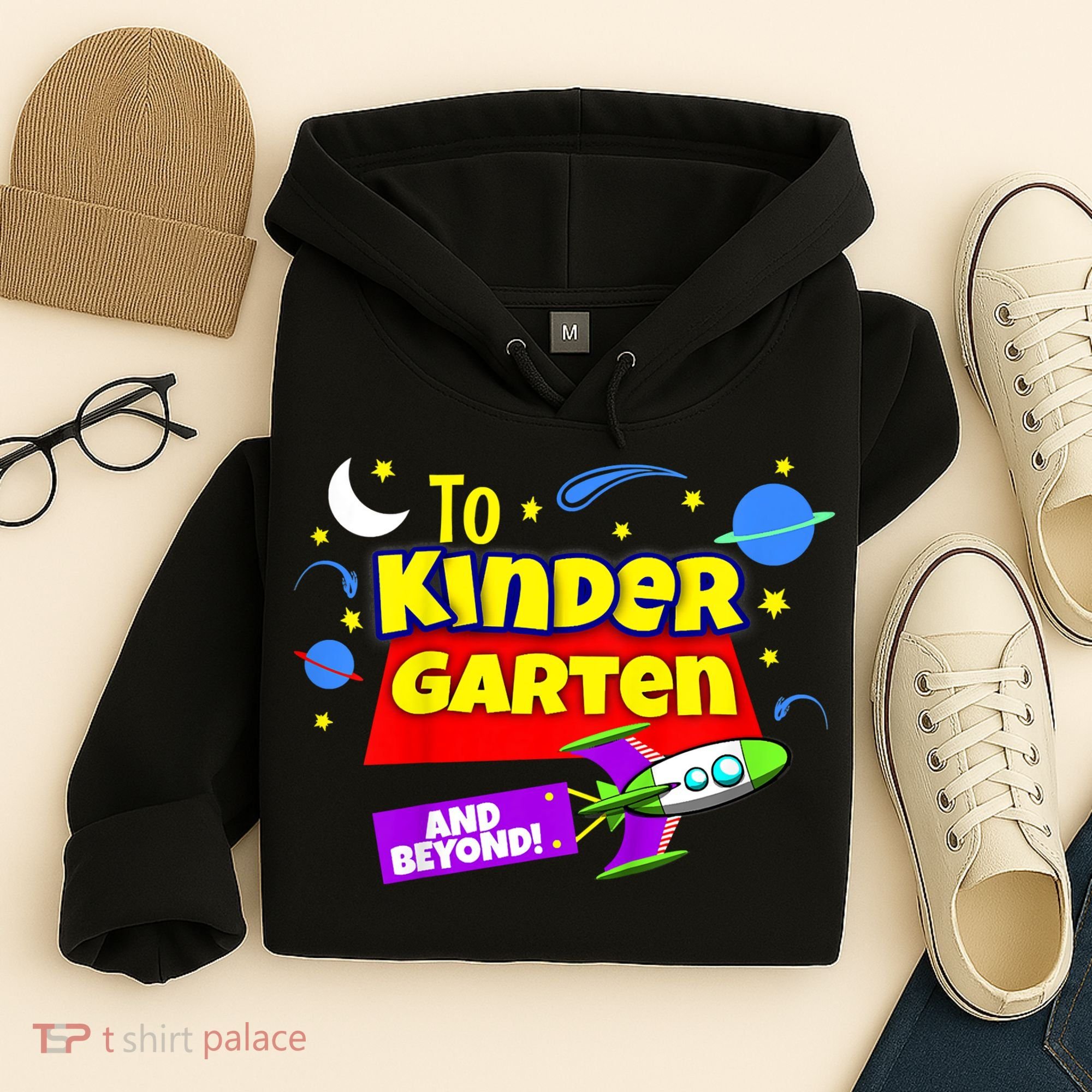 Kids To Infinity And Beyond Back To School Kindergarten Hoodie