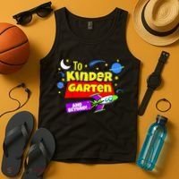 Kids To Infinity And Beyond Back To School Kindergarten Tank Top thumb 4