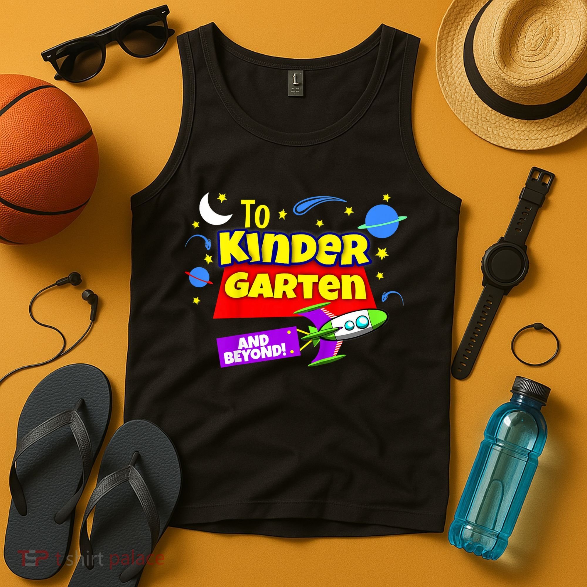 Kids To Infinity And Beyond Back To School Kindergarten Tank Top